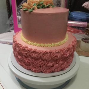 Pinkish cake