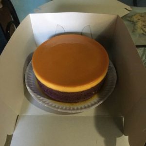 Custard cake “ube”